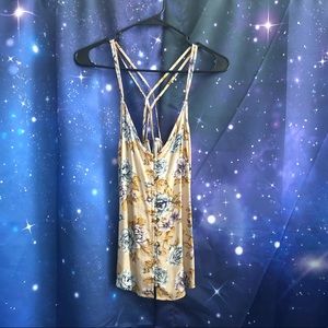 american eagle floral tank top